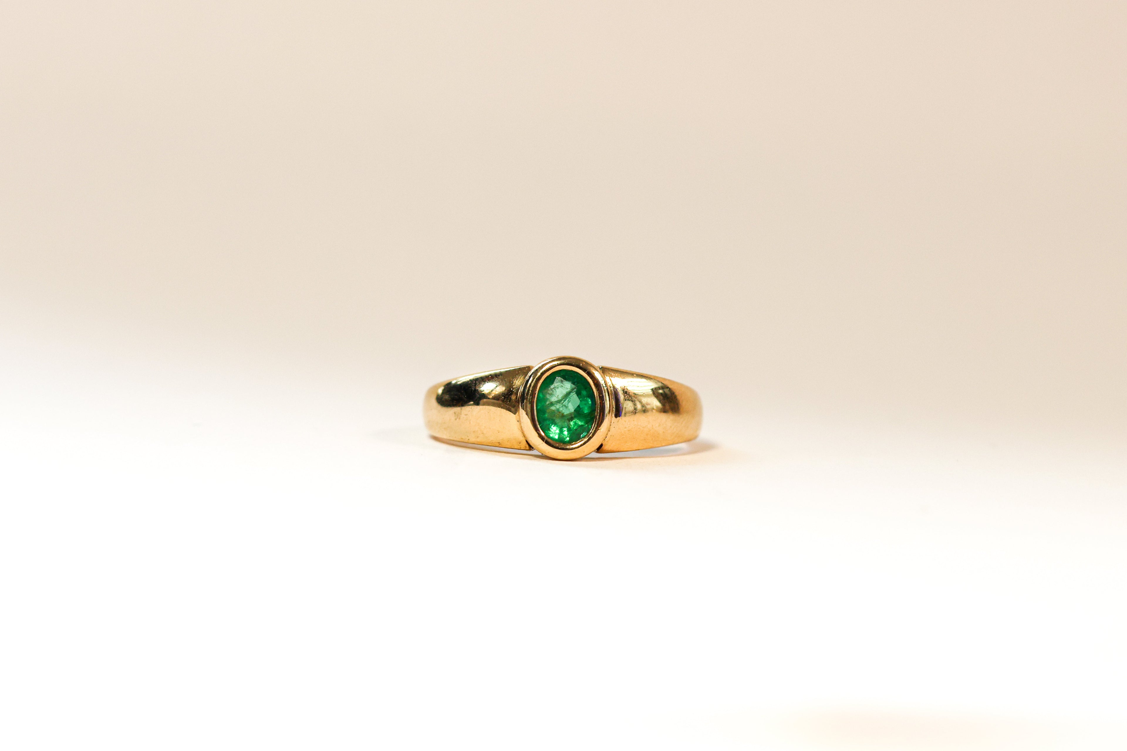 Jonc solitaire Oze or jaune