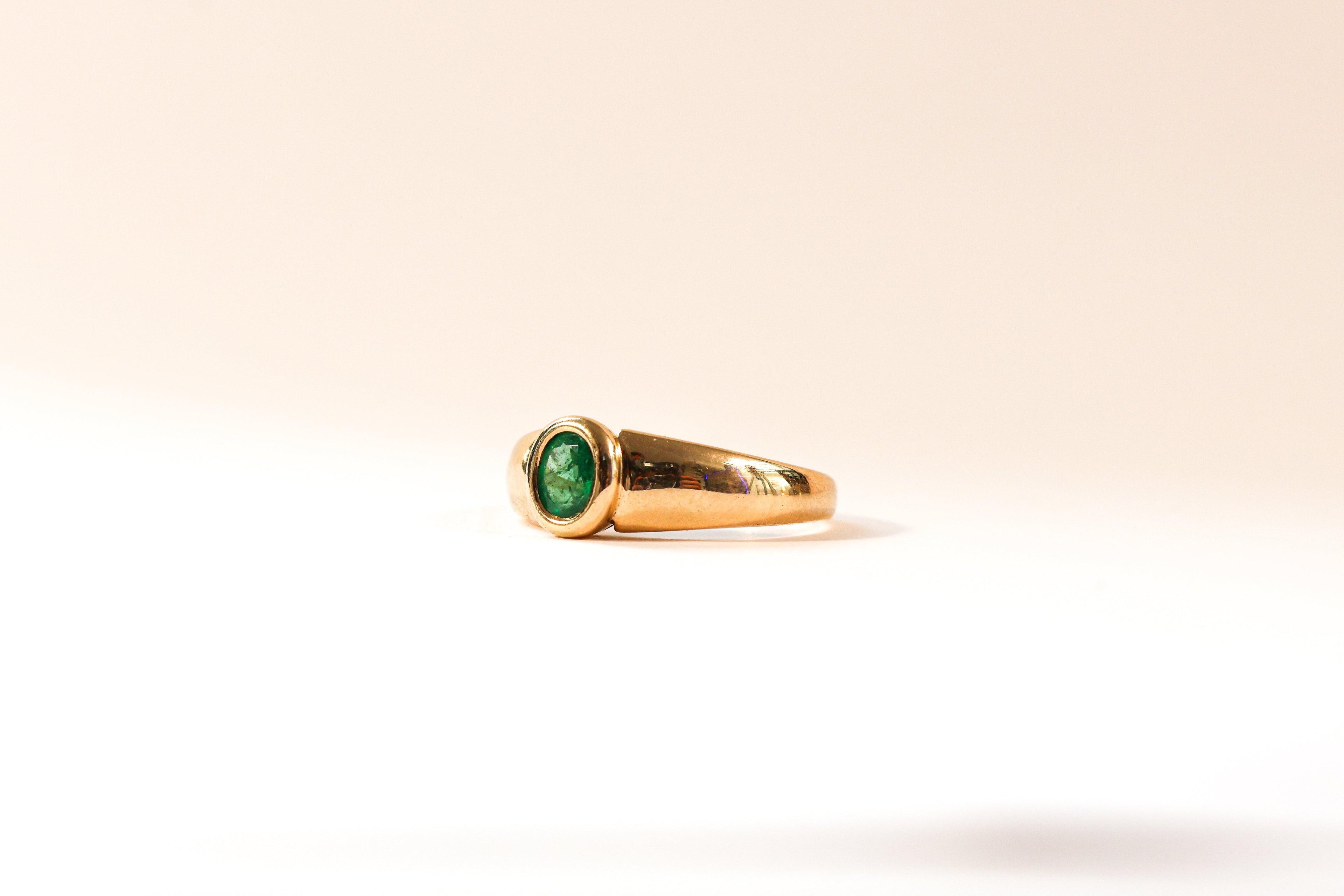 Jonc solitaire Oze or jaune