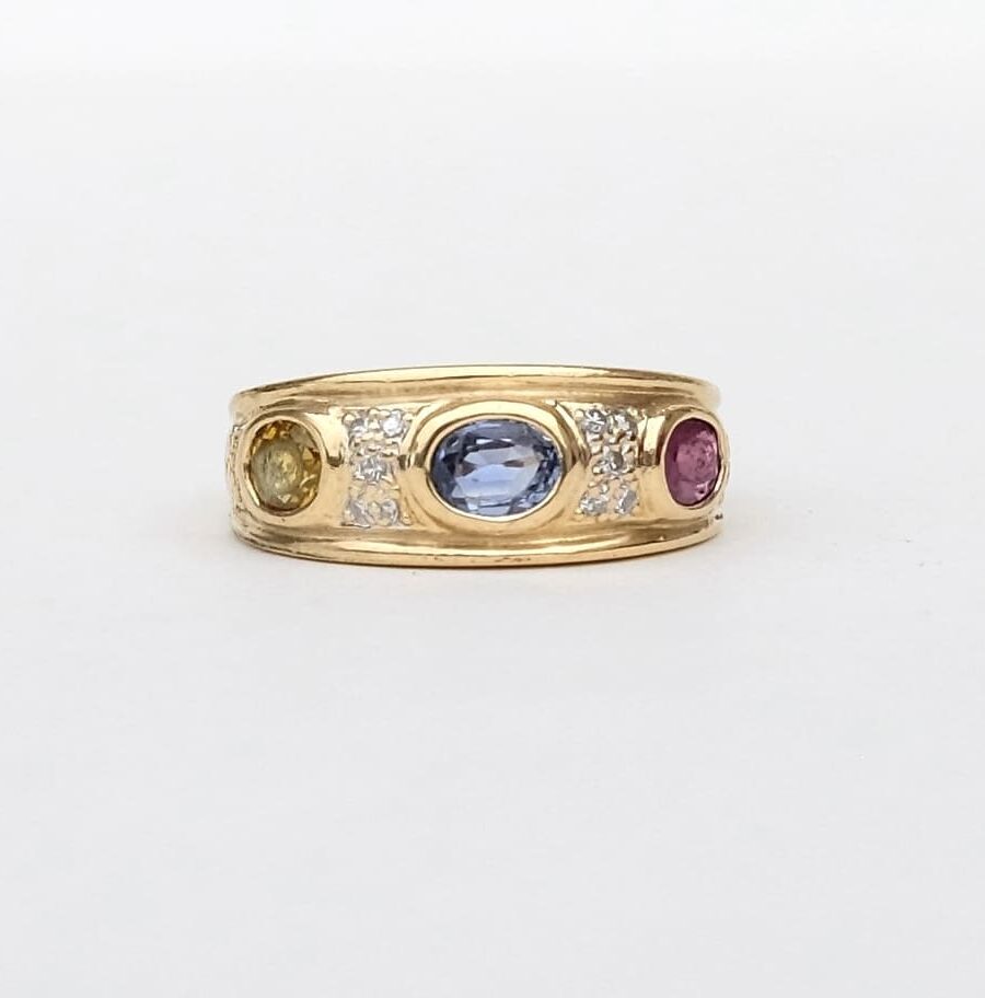 La tulipe — bijou en or 18 carats